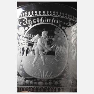 Feines Becherglas Böhmen