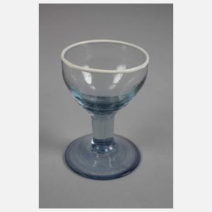 Paar Weißrandgläser