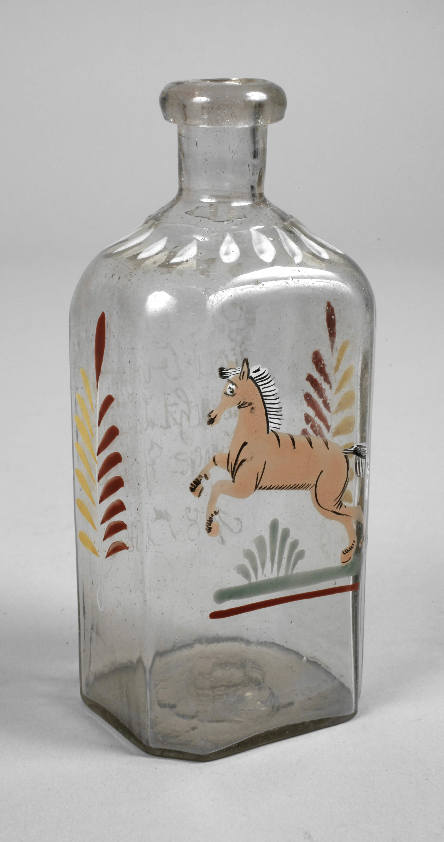 Alpenländische Schnapsflasche