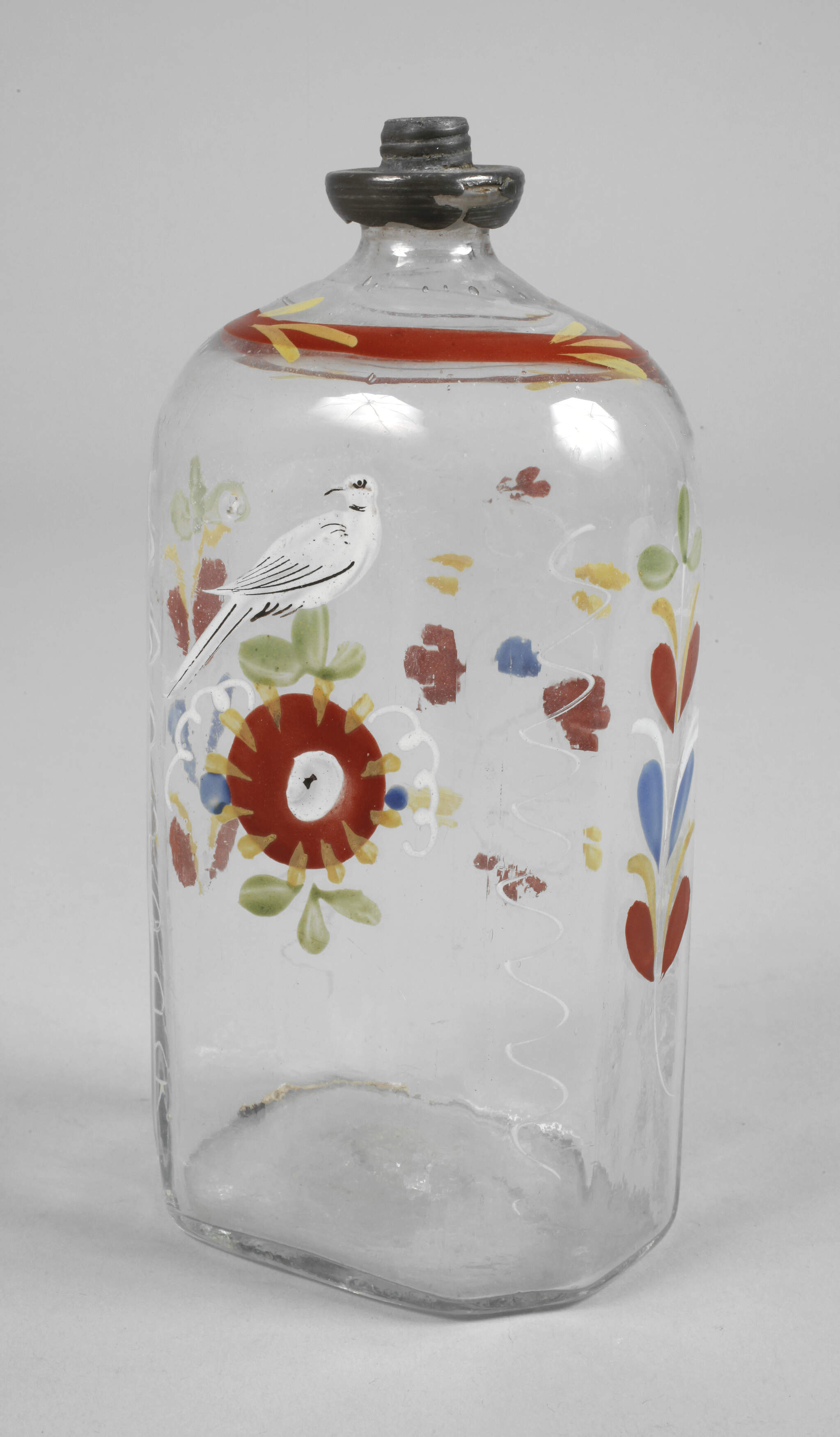 Alpenländische Schnapsflasche