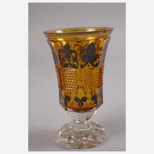 Zwei Fußbecher Biedermeier