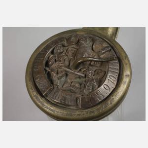 Scherzkrug mit Bieruhr