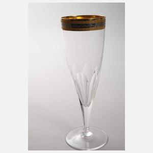 Gläsersatz mit Goldrand