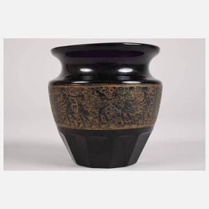 Moser Karlsbad Vase mit Ätzfries