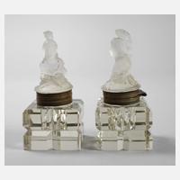 Paar Tintenfässer mit Athenenbüsten111