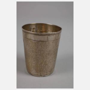 Silber Paar Schlangenhautbecher Frankfurt