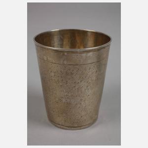 Silber Paar Schlangenhautbecher Frankfurt