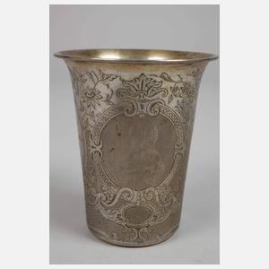 Silber Hochzeitsbecher