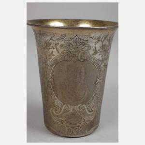 Silber Hochzeitsbecher