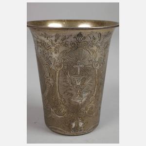 Silber Hochzeitsbecher