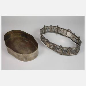 Silber Jardiniere im Klassizistischen Stil