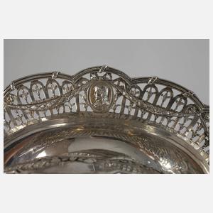 Silber Sauciere im klassizistischen Stil