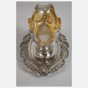 Silber Sauciere im klassizistischen Stil
