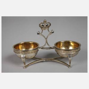 Kleine Gewürzmenage Silber