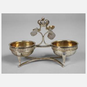 Kleine Gewürzmenage Silber