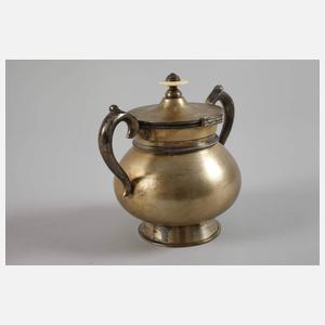 Russland Silberdose mit Adelswappen