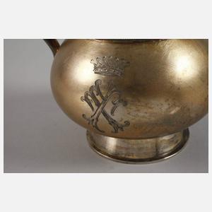 Russland Silberdose mit Adelswappen