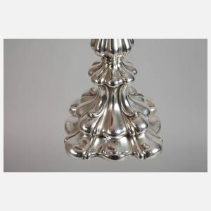 Paar Kerzenleuchter Silber im Barockstil