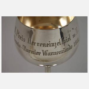 Silber Tennis Pokal Warnemünde