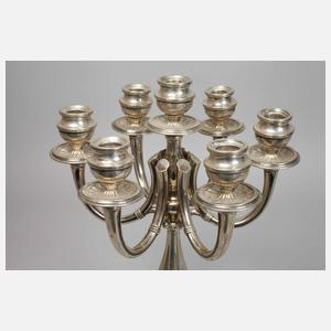 Siebenarmiger Kandelaber Silber