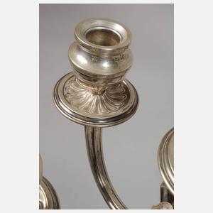 Siebenarmiger Kandelaber Silber