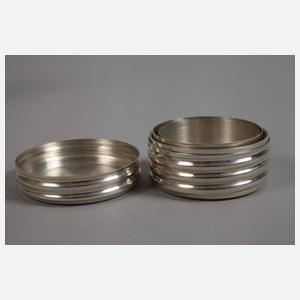 Silber Konvolut Schnapsbecher und Dose