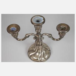 Silber Kerzenleuchter im Barockstil