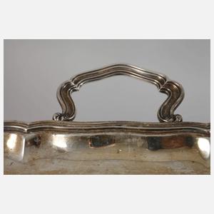 Großes Silber Tablett Italien