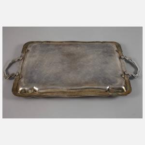 Großes Silber Tablett Italien