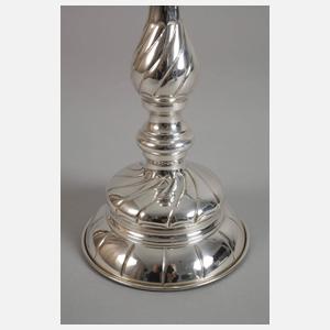 Silber Paar Kerzenleuchter im Barockstil