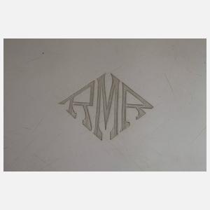 Silber Tablett Chippendale