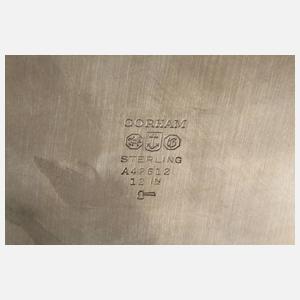 Silber Tablett Chippendale