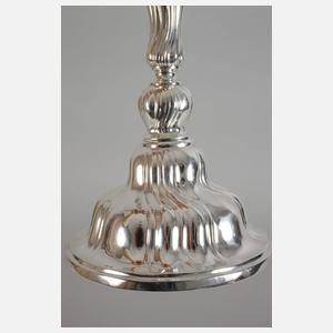 Silber Paar große Kerzenleuchter