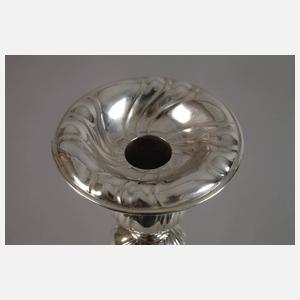 Silber Paar große Kerzenleuchter