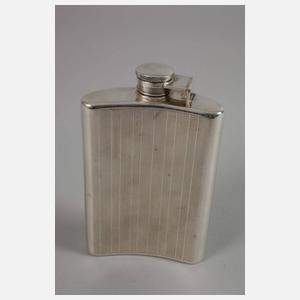 Flachmann Silber Indianerhäuptling