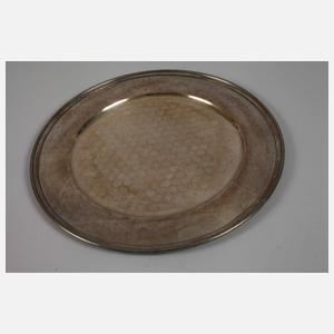 Moderner Silberteller Italien