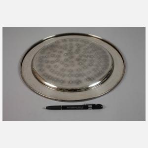 Moderner Silberteller Italien