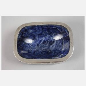 Aschenbecher mit Silberrand