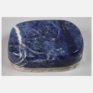 Aschenbecher mit Silberrand