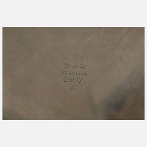 Silber Servierschale Cartier