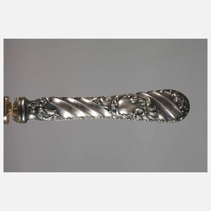 Silber Vorlegebesteck im Rokoko-Stil