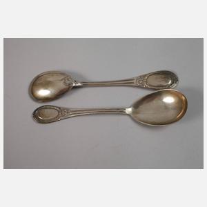 Silber Eisbesteck für zwölf Personen