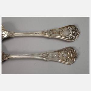 Silber zwölf Speiselöffel Historismus