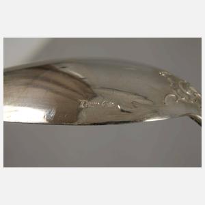 Zwölf Speiselöffel Silber im Rokoko-Stil