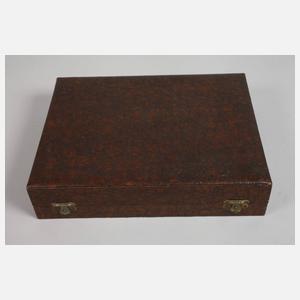 Zwölf Speiselöffel Silber im Rokoko-Stil