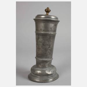 Zinnrörken Messingdeckel