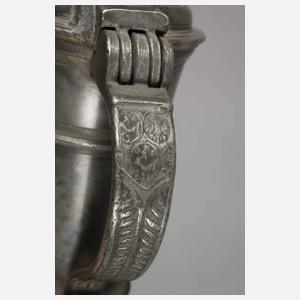 Zinnrörken Messingdeckel