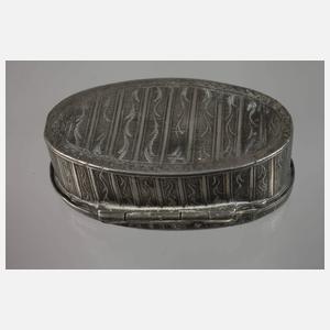 Barocke Zinn Tabakdose Sachsen