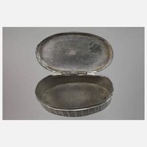 Barocke Zinn Tabakdose Sachsen