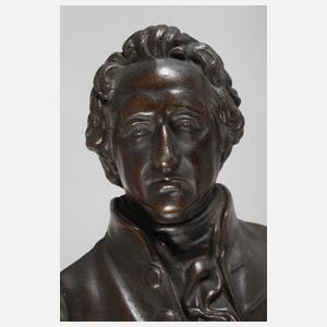 Halbrelief Johann Wolfgang von Goethe